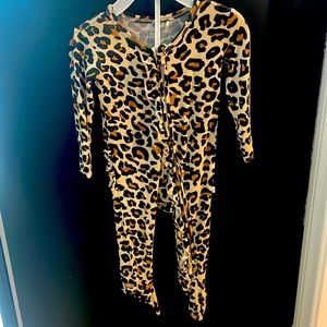 Posh Peanut sleeper leopard. 3-6months